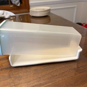 Vintage Tupperware- Cheese (velveta) storage,